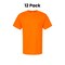 12 Pack: M&O Gold Soft Touch Short Sleeve Crewneck T-Shirt For Layering Outfits